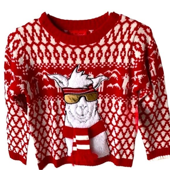 Joyland Boys Belk Llama Christmas Sweater - Size Small - NWT - Picture 2 of 6